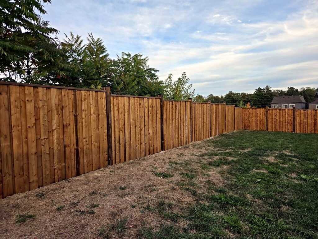 Wood Privacy Fence in Caledon — photo 3