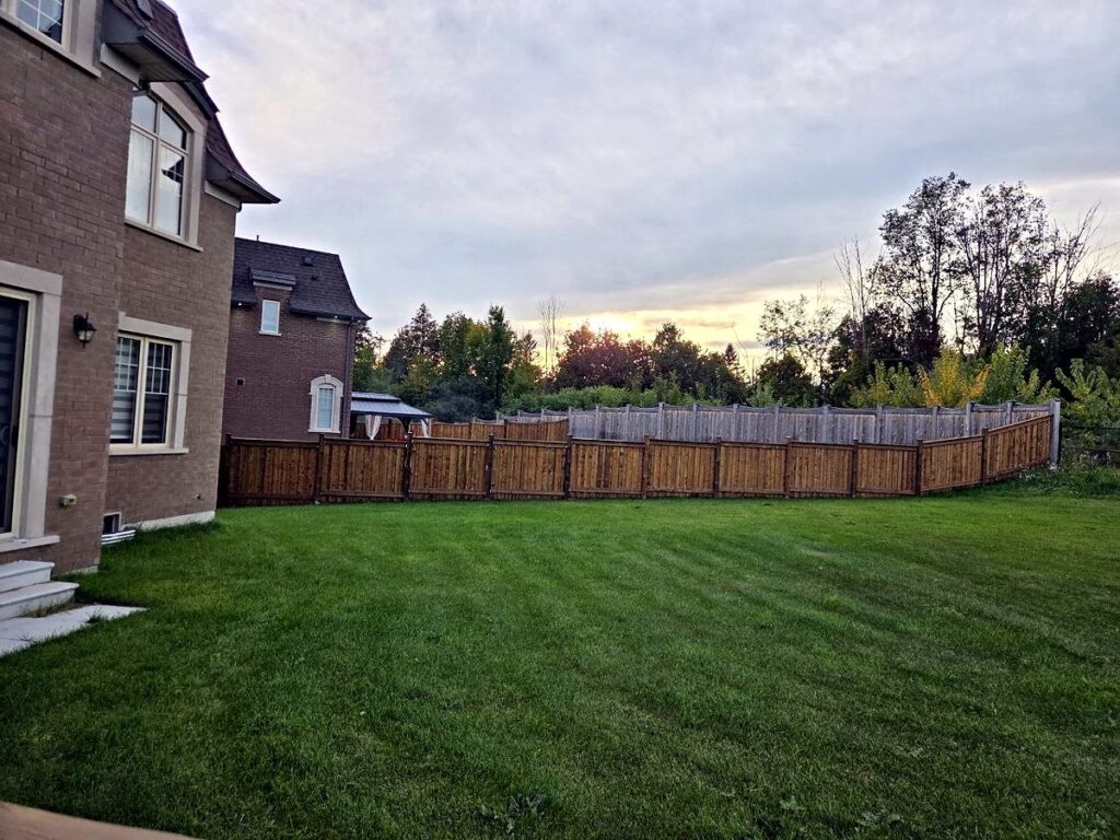 Wood Privacy Fence in Caledon — photo 7
