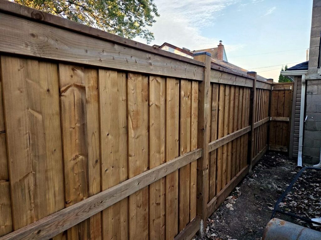 Wood Fence and Double Gate in St. Catharines — photo 3